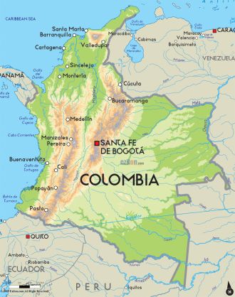 Colombia map news