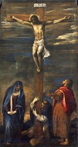 Titian The Crucifixion of Christ 109 Pinacoteca civica Francesco Podesti