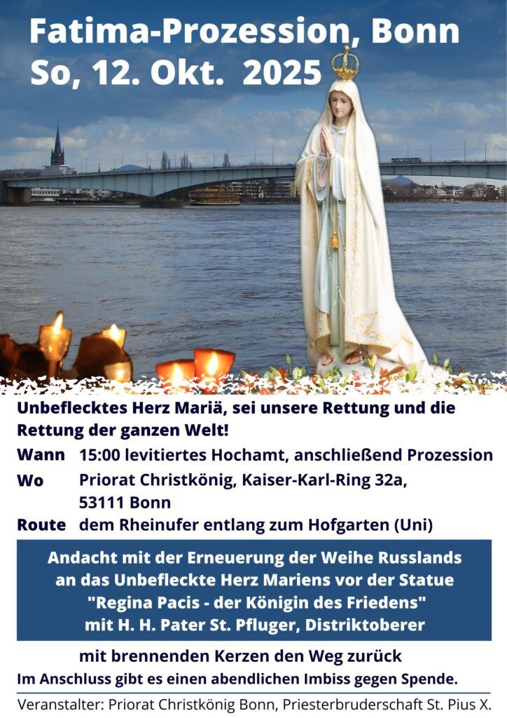 Bonn Fatima Prozession Oktober 2025