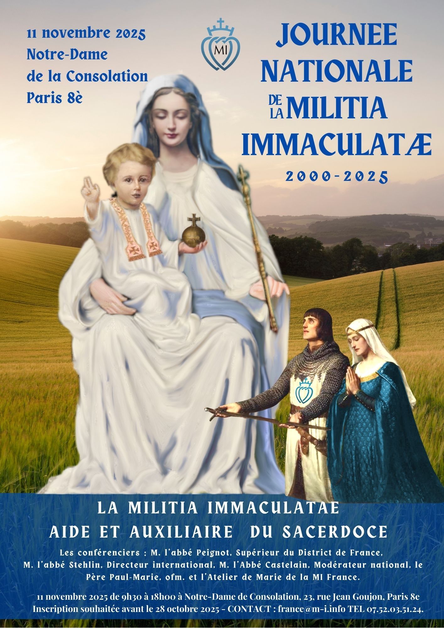 JOURNEE NATIONALE DE LA M.I. FRANCE - 11 NOVEMBRE 2025 2 JOURNEE NATIONALE 2025 Poster A3