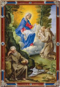 Virgin Mary saint francis