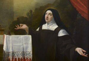 Carmelite en extase detail de la religieuse phbw14 0078