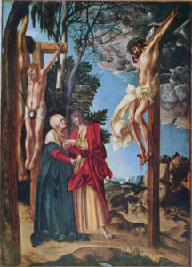 Lucas Cranach d. Ae. The Lamentation of Christ The Schleissheim Crucifixion Alte PinakothekFXD