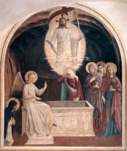 Fra Angelico Resurrection of Christ and Women at the Tomb Cell 8 WGA00542