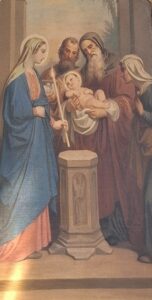 Darstellung im Tempel Altarbild Kapelle sieben Schmerzen Mariens in Klingenzell