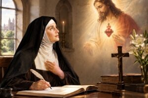 Heilige Gertrud mit Jesus