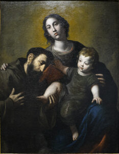Virgen con el Nino y san Francisco de Asis Pietro Novelli Franz von Assisi