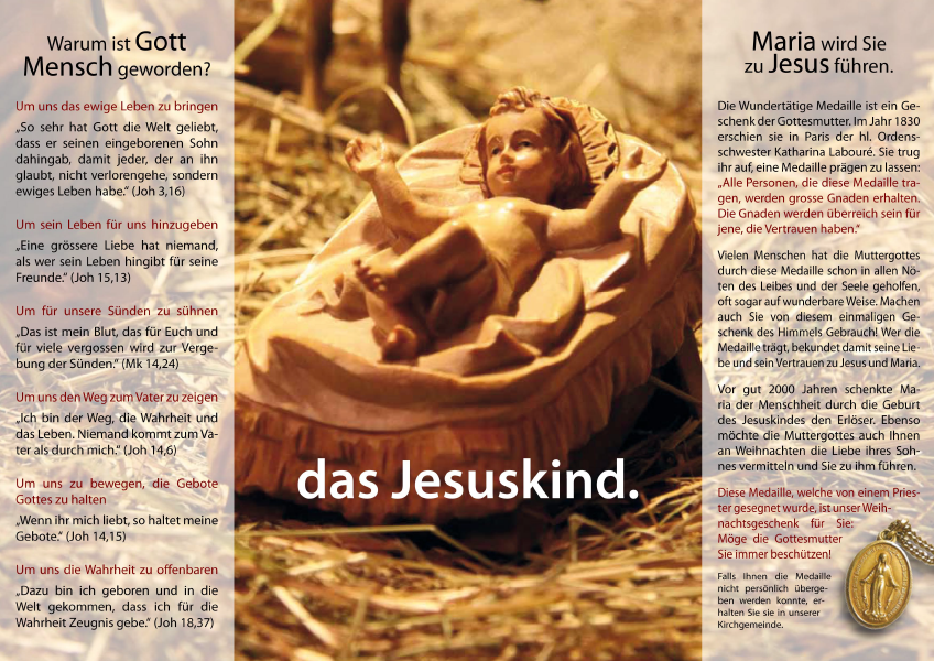 Weihnachtsflyer innen